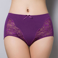 Sexy Lace Breathable Cotton Three Layer Leakproof Physiological Panties For Women