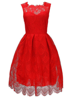 Sexy Lace Sleeveless Party Ball Gown Mini Dresses For Women