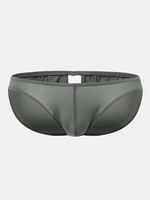 Sexy Seamless Bikini Underwear Modal Breathable Low Waist U Convex Pouch Briefs for Men