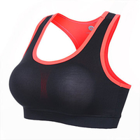 Sexy Seamless Breathable Quick-dry Elastic No Rims Thin Sports Bras