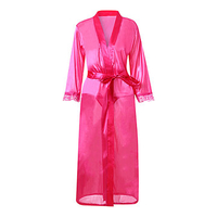 Sexy Smooth Long Sleeve Bath Rob Temptation G-string Nightwear