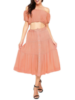 Sexy Solid Color Two Piece Dresses