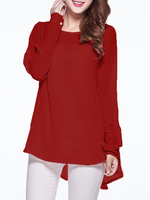 Sexy Women Chiffon Blouses