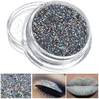 Silver Glitter Nail Decoration Powder Eye Shadow Pigment Sparkly Makeup 0.4mm 3g