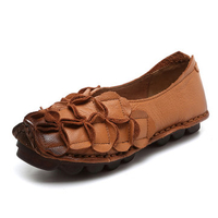 SOCOFY Retro Soft Flat Loafers
