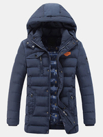 Solid Color Hooded Breathable Thick Soft Down Jacket