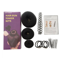 Sponge Hair Bun Maker Kits Accesories DIY Meatballs