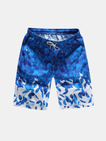 Sport Beach Surf Swimsuits Quickly Dry Slim Fit Casual Knee Length Board Shorts for Men