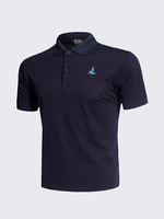 Spring Summer Mens Turn-down Collar Solid Color Cotton Polo Shirts