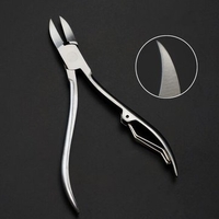 Stailess Steel Nail Scissors Thick Toe Toenail Cutter Ingrown Cuticle Nipper Paronychia Care