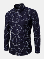 Stylish Chest Pocket Printing Button Up Designer Shirts for Men