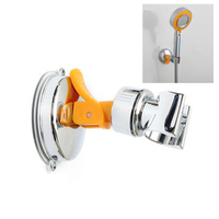 Sucker Type ABS Universal Adjustable Shower Head Holder Suction Cup Base