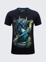 Summer Funny 3D Animal Printing Loose T-shirt Casual Personality Short Tees For Men