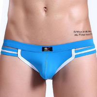 Super Sexy Breathable Hip Lifting Low Waist U Convex Thongs for Men