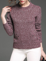TangJie Casual Solid Color Women Sweaters