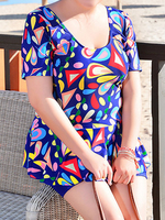 Tankinis Set Dress Two Pieces High Waisted Boyshorts Beachwear Skirt Bathing Suit