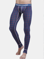 Thermal Sexy Casual Cotton Printing Slim Tight Fitting Warm Leggings for Men