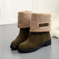 Two Way Wearing Slip On Warm Boots