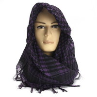 Unisex Women Men Lightweight Tactical Desert Arab Shemagh Keffiyeh Palestine Scarf Shawl