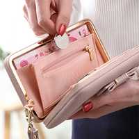 Universal Women PU Phone Wallet Purse 6.44