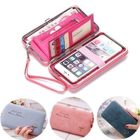 Universal Women Umbrella 5.5 Inch Phone Wallet Case Purse For Iphone, Xiaomi, Redmi, Samsung