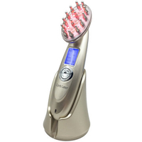 USB Charging Laser Comb Vibrating Scalp Massage Hair Growth Stimulate Brush Treatments