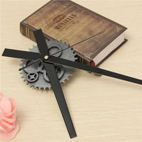 Vintage DIY Clock Mechanism Clock Movement Retro Gear Large Wall Clock Home Decor