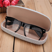 Vintage Hard Sunglass Glasses Box Lace Pattern Reading Glasses Case