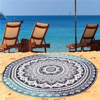 Vintage Round Tapestry Wall Hanging Beach Scarf Towel Yoga Mat Boho Decor