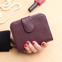Vintage Short Purse Coins Bag Hasp Wallet Coins Bags