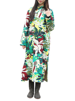 Vintage Women Ethnic Long Sleeve Floral Print Coats
