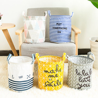 Washing Clothes Laundry Basket Toy Bag Hamper Storage Foldable High-capacity Portable Tote Bag