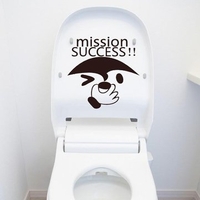 Waterproof Closestool Sticker Bathroom Wall Stickers Decoration