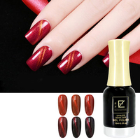 Wine Red Cat Eye UV Nail Gel Polish Varnish Soak Off 3D Magnet Manicure Lacquer