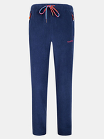 Winter Warm Sweatpants Loose Fit Solid Color Thick Warm Fleece Casual Home Wear Trousers for Mens