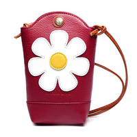 Woman Irregular Bucket Bag Little Phone Bag Casual PU Crossbody Bag