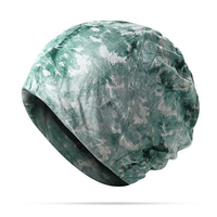 Woman Soft Stretch Skull Beanie Cap Multi-function