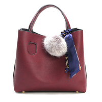 Women 2 PCS Crossbody Bag Dual-use Handbag Shoulder Bag