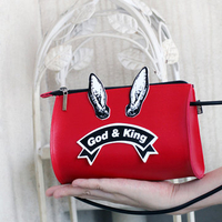 Women Cartoon Bucket Bag Crossbody Bag Girls Cute Shoulder Bag