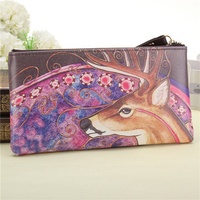 Women Cartoon Lovely Wallet Purse Lady Long Card Phone Bag