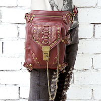 Women Casual Cool Rivet Multiduty Shoulder Bag Crossbody Bag Leg Bags