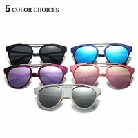 Women Fashion Polarized Glasses Light Irregular Cat Eye Colorful Sunglasses