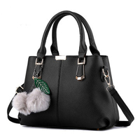 Women Fashion PU Leather Handbags Casual Tote Shoulder Bags
