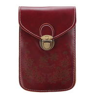 Women Flower Pattern Mini Crossbody Bag