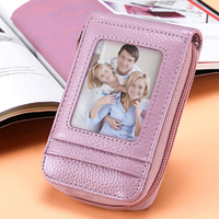 Women Genuine Leather Card Holders 12 Card Holders Wallets P