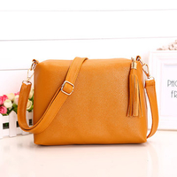 Women High-end PU Leather Handbag Newest Crossbody Bag Tassel Shoulder Bag