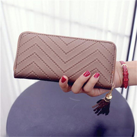 Women Lady PU Leather Clutch Wallet Long Card Holder Case Purse