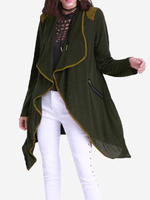 Women Long Sleeve Lapel Casual Spring Knitted Cardigan