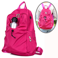 Women Nylon Bottle Bit Backpack Outdoor Casual High-end Nylon Shoulder Bag