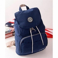 Women Nylon Waterproof Casual Backpack Girls Travel Outdoor Schoolbags